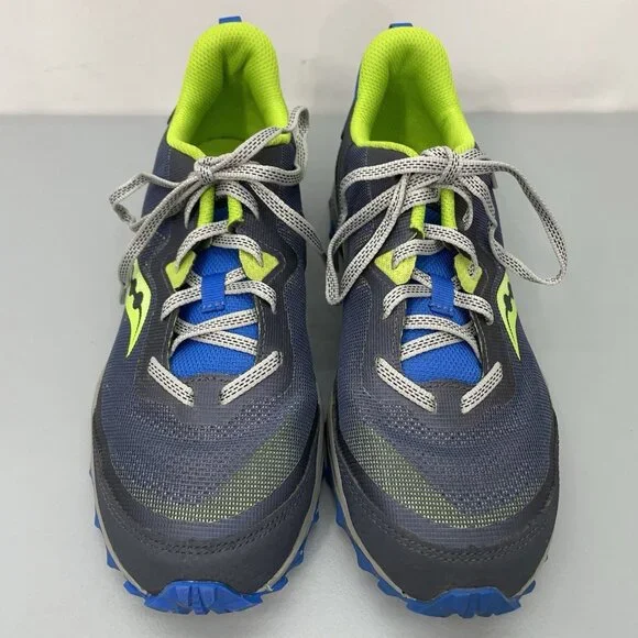 Saucony Peregrine 11 Sneakers Shoes Trail Running Hiking Outdoor Blue Kids 6 - Picture 5 of 14